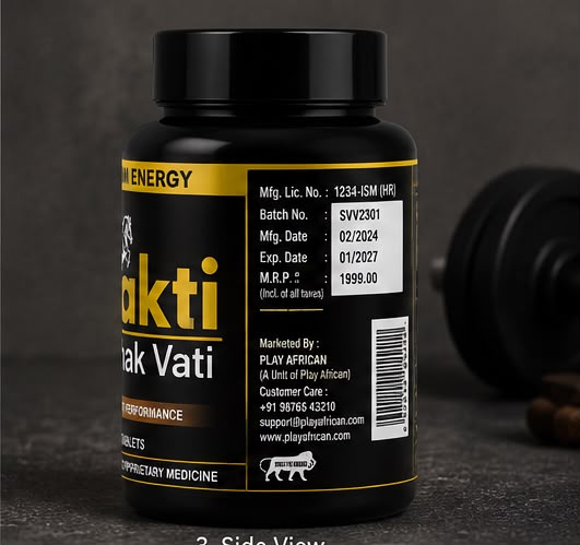 Shakti Vardhak Vati – Ayurvedic Tablets for Men (30 Tablets)