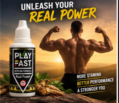 PlayFast African Formula Massage Oil